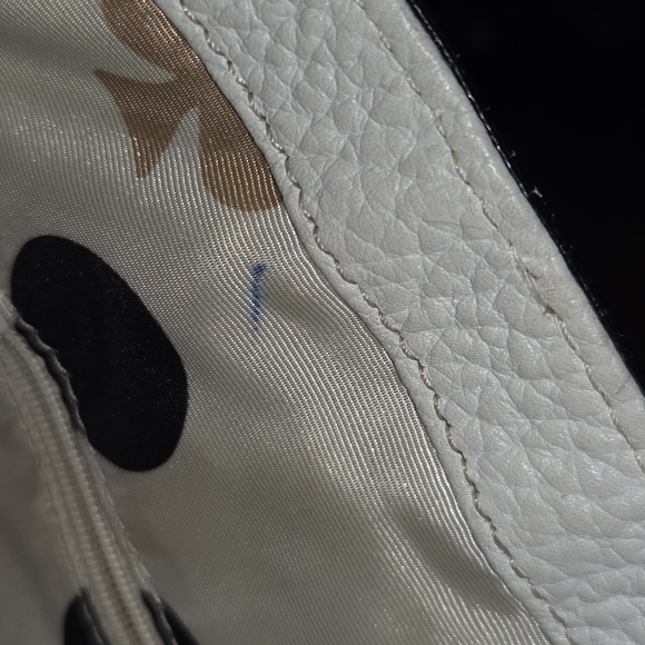 Kate Spade Black and Cream Leather Tote Bag - Picture 12 of 12